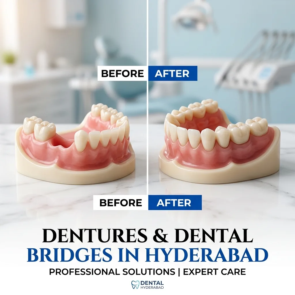 Dentures & Dental Bridges in Hyderabad — Complete Guide with Finance Options