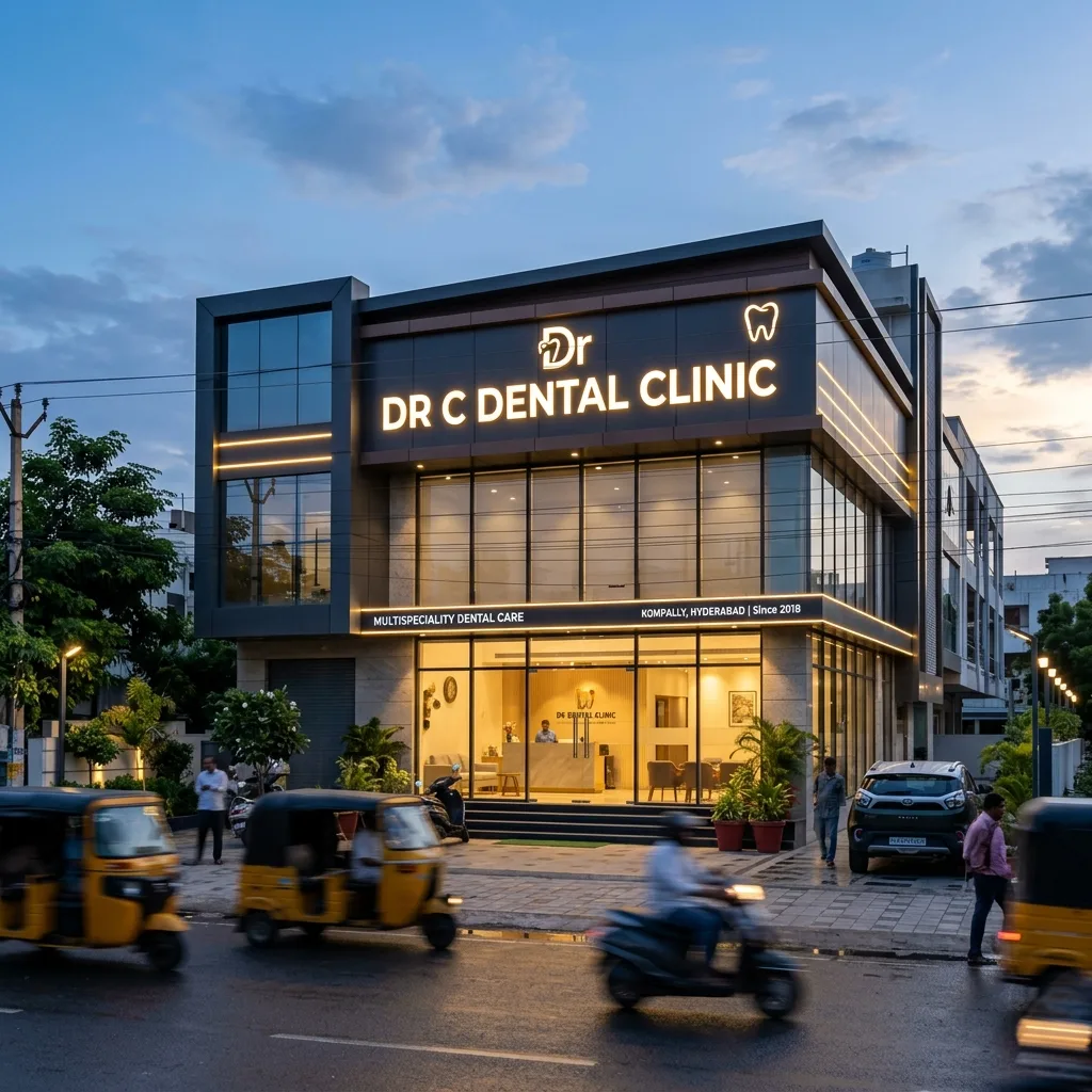Doctor showing 3D digital smile projection software to patient
