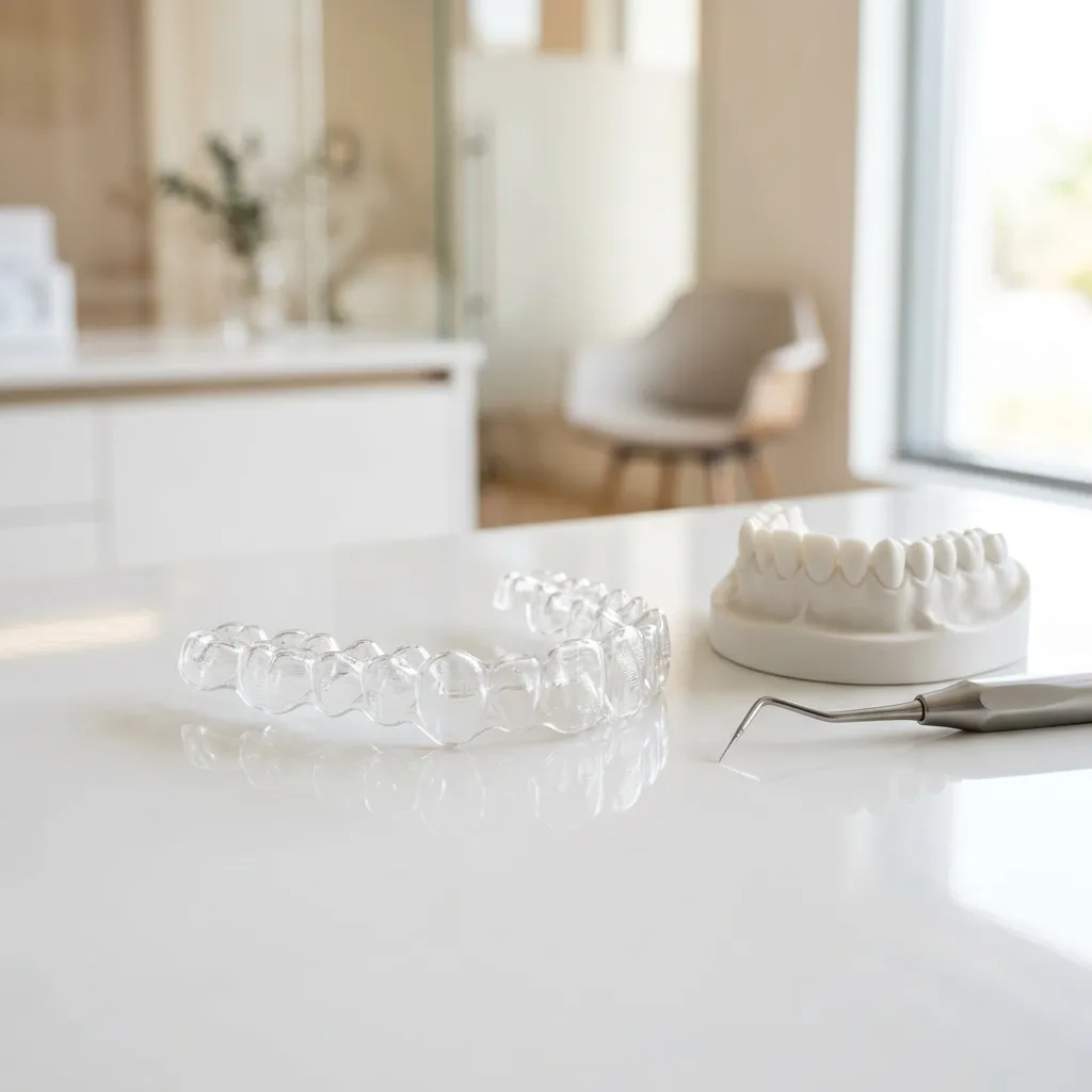Clear aligners and dental model