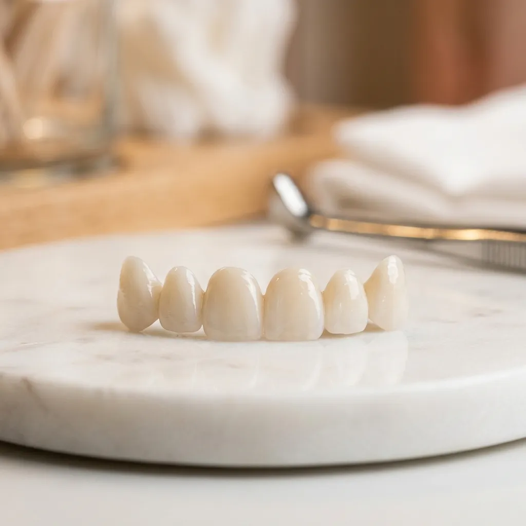Porcelain veneers model