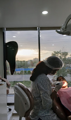 Dental procedure in progress