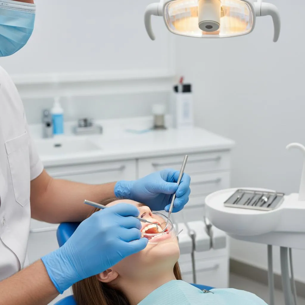 Dentist consultation