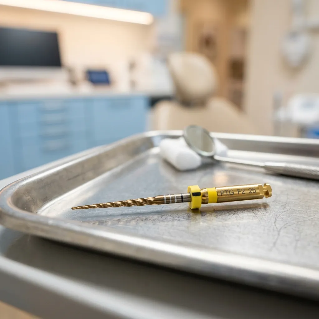 Anatomy of a treated tooth with root canal treatment