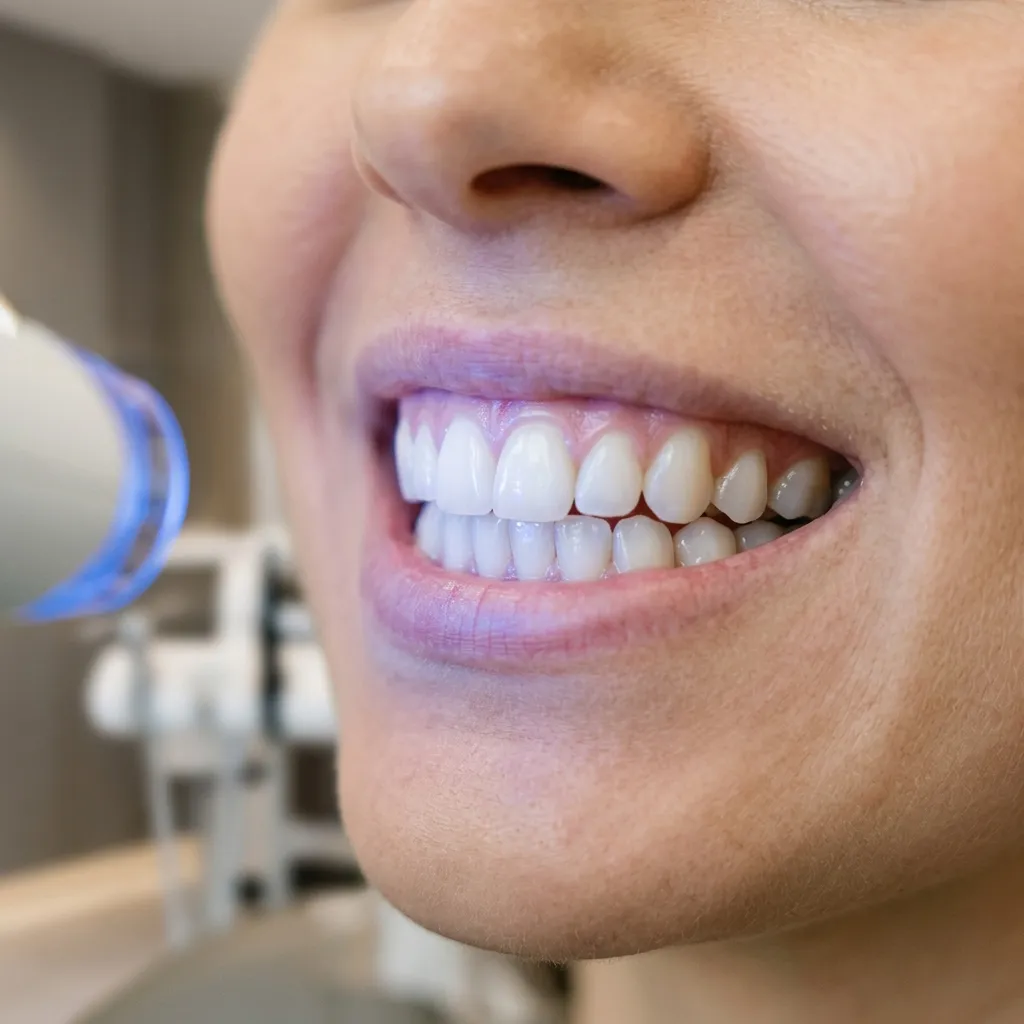 Dental shade guide comparing tooth colors